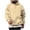 Beige, variant on Viluyesy Mens Hoodie Long Sleeve Pullover Casual Hoodies for Men Solid Fashion with Pocket, Hooded Sweatshirts Purple L