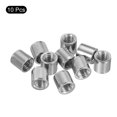 thumbnail image 3 of Uxcell Lot de 10 Écrous de Connecteur Ronds, M8x12x12mm Écrou de Couplage Barre de Tige Écrou, 3 of 6