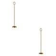 thumbnail image 4 of Baohd Contemporary Table Number Holder Photo Stand for Trendy Hotel Settings Gold 30cm 2Set, 4 of 6