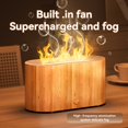 thumbnail image 3 of Analog Flame Shape Humidifier, Aromatherapy Diffuser, Can Add Essential Oils As Aroma Diffuser, Adjustable Lighting (seven-color Ambient Light) USB Power Supply,, 3 of 12