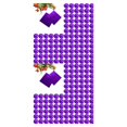 thumbnail image 2 of QualitChoice 100 Square Aluminum Foil Wrappers for Chocolate Sweets Candy Confectionery purple 2Set, 2 of 6