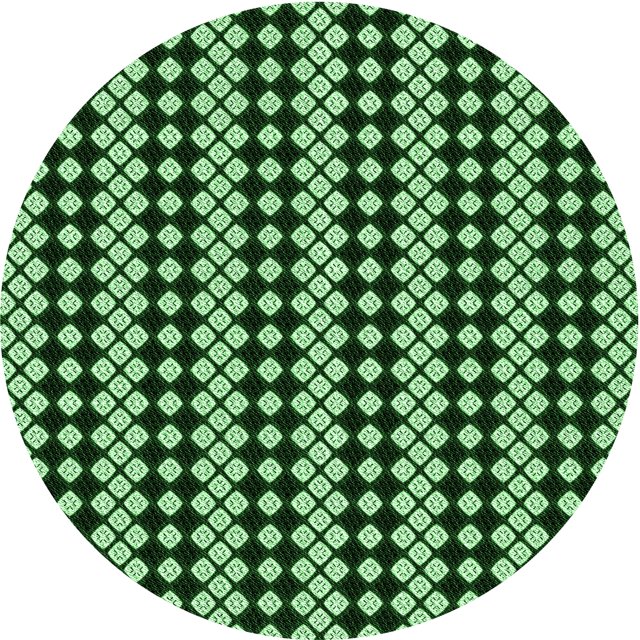 Ahgly Company Tapis d'Intérieur Lavable à la Machine, Carré, Transitionnel, Vert Pastel, Tapis de Zone, 3 Pieds Carré