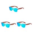 thumbnail image 1 of Decodeary Protection Wooden Fashion Colorful Lens Options Lightweight Frame blue 3Set, 1 of 6