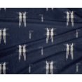 thumbnail image 4 of oneOone Polyester Lycra Fabric Ikat Style Kasuri Printed Craft Fabric BTY 56 Inch Wide, 4 of 4