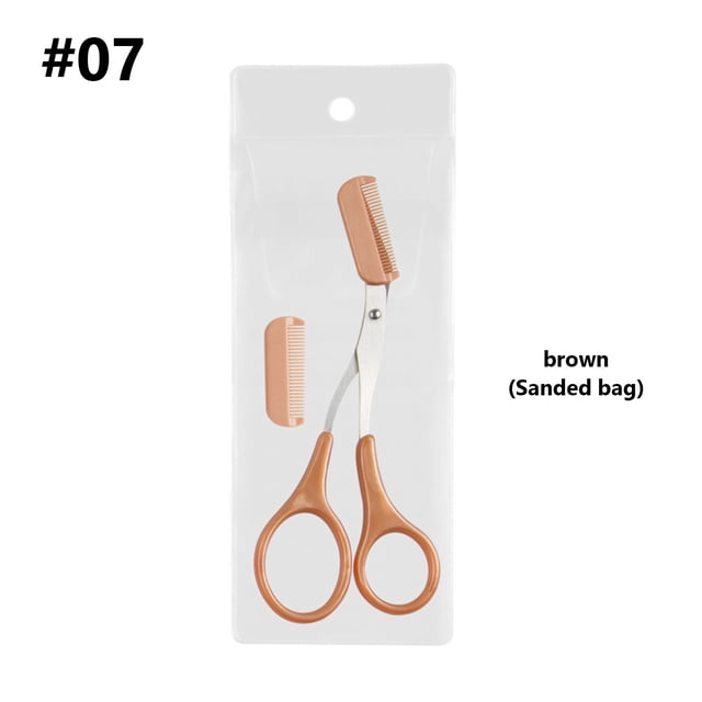 Reduce Price! WSBDENLK Eyebrow Trimmers Scissor 2024 New Eyebrow Scissors With Comb Precision Eyebrow Trimming Scissors Non-Slip Eyebrow Cutter Hair Removal Eyebrow Scissors