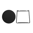 thumbnail image 2 of HOMETRENDS Tray Top Side Table, Black, 2 of 9