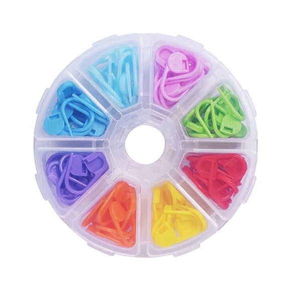104pcs Knitting Counter Crochet Locking Markers Needle Clip Pin For DIY Sweater Scarf With 8 Grid Pack Knitting Books for Beginners Adults DIY Knitting DIY Knitting Needles Set for Beginners
