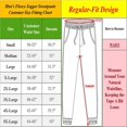thumbnail image 2 of Pantalons de Jogging en Molleton pour Hommes 2 Pack, Noir/rouge, m, 2 of 2