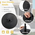 thumbnail image 4 of Patiojoy Water & Sand Fillable Umbrella Base 20" Round Table Umbrella Stand Base Umbrella Pole Holder, 4 of 10