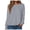 Light Gray, variant on Splozh Ladies Sweatshirt Women Sweatshirt Long Sleeve Shirt Dandelion Print Pullover Winter Blouse Tops Red,S