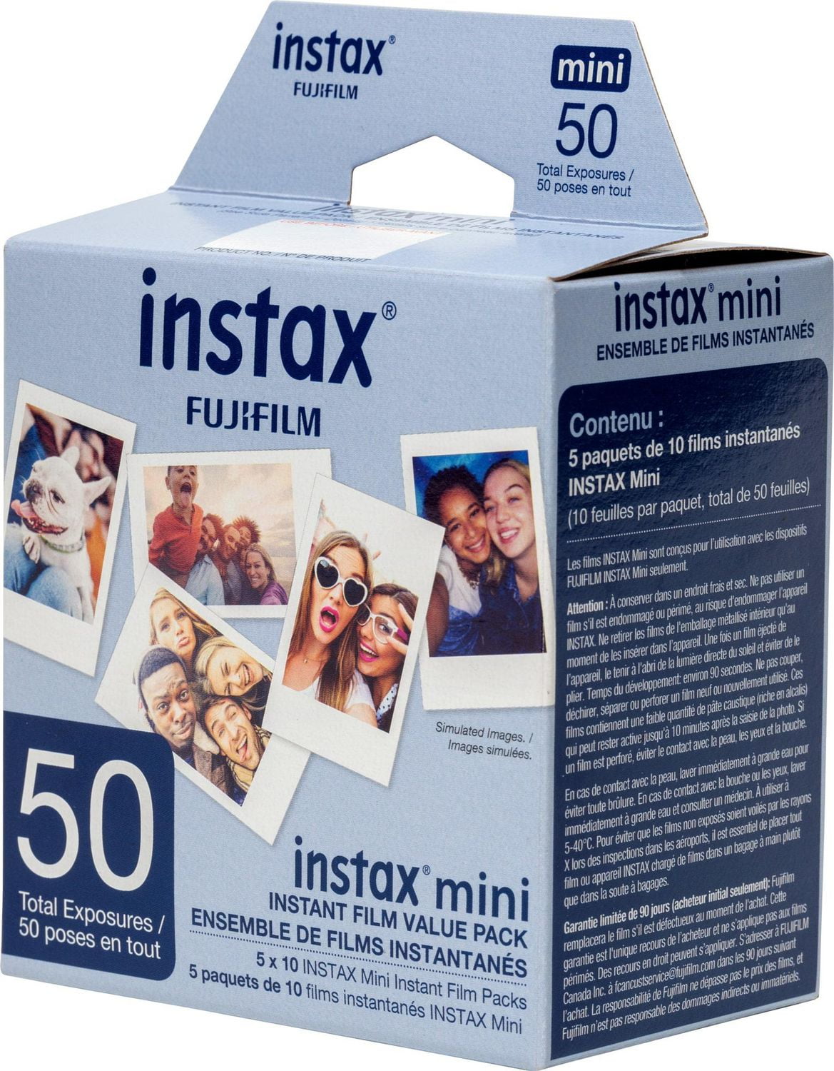 Fujifilm Instax Mini Lot de 5 pellicules instantanées