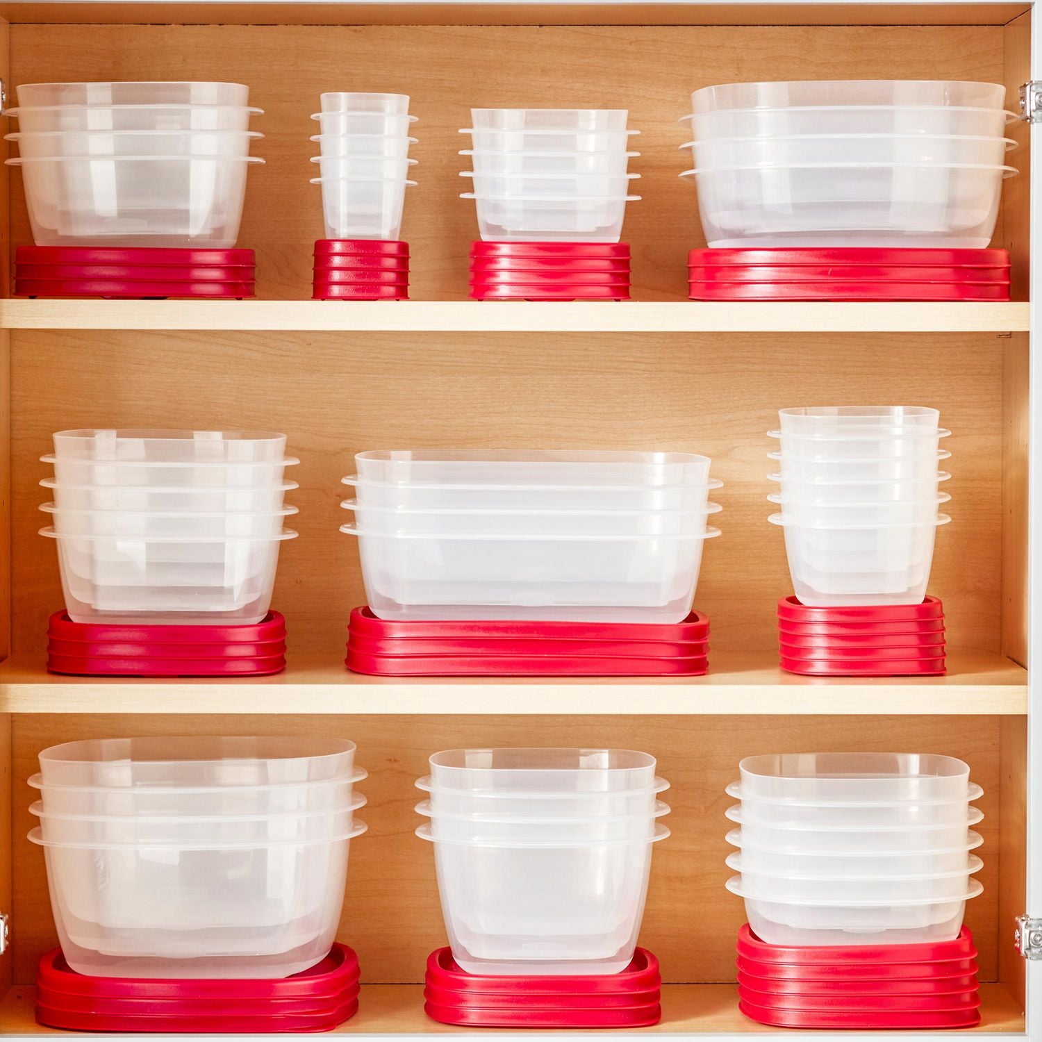 Contenants de conservation des aliments Rubbermaid avec couvercles EasyFindLids, ensemble de 40 pièces