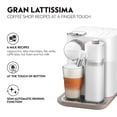 thumbnail image 3 of Nespresso Gran Lattissima Espresso Machine by DeLonghi, White, 3 of 6
