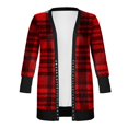 thumbnail image 2 of Cardigan de Noël à Manches Longues pour Femmes, Mi-Long, 2 of 3