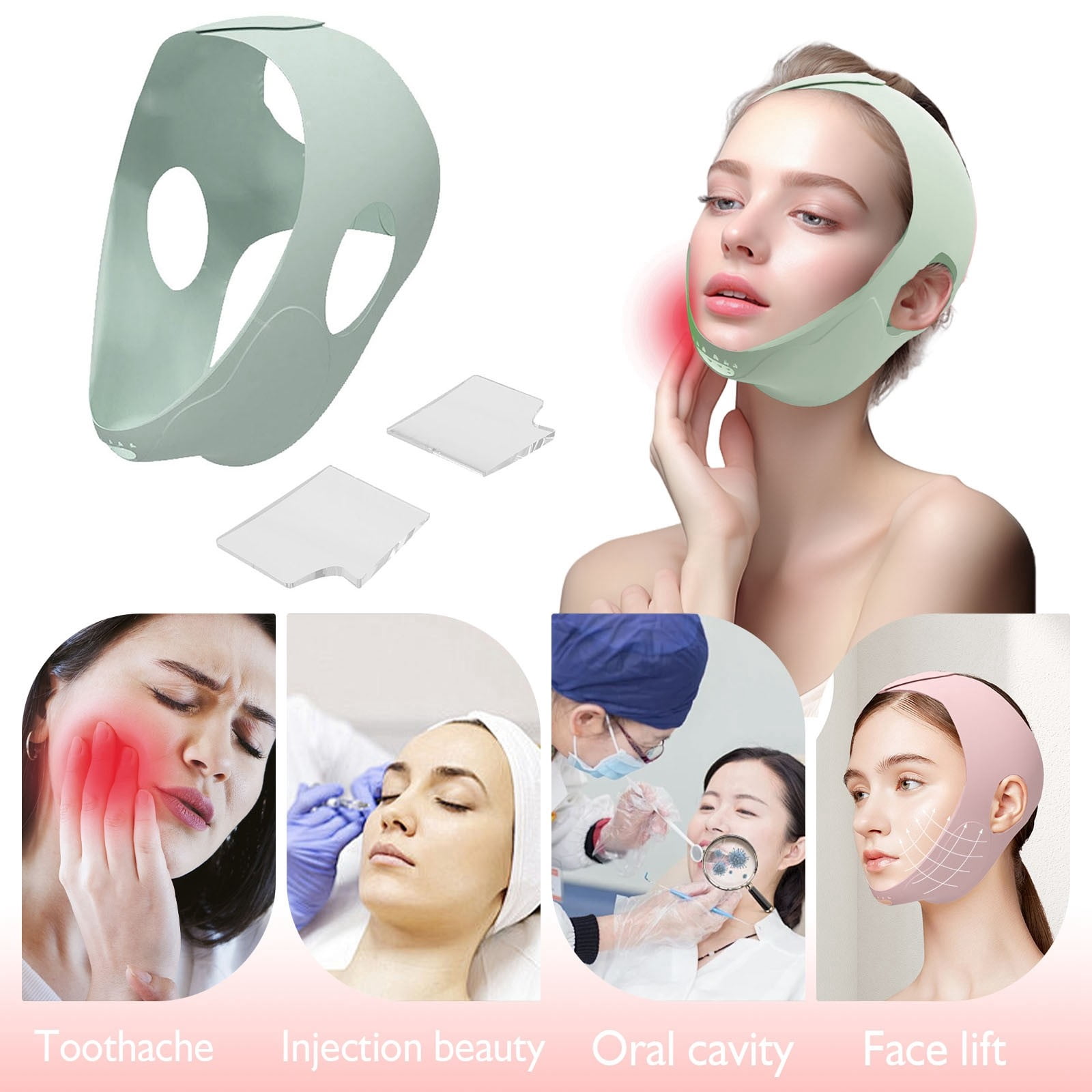 WIFKLSIIPG Ice Pack Wisdom Teeth Extraction Cold Pack Face Lift Small V Face Bandage Face Lift Gadget Beauty Gadget Face Lift Bandage Gel Ice Pack