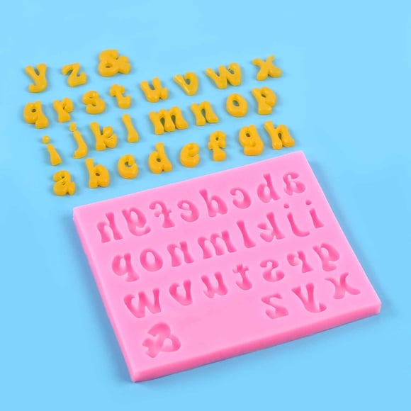 Big Savings! DIY Alphanumeric Chocolate Mould | English Cake Decoration Mold | Flexible Baking Mold for Letters & Numbers | Easy Release Food-Safe Silicone | Custom Birthday Cake Decorating Tool