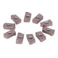 thumbnail image 3 of Turning Blades, Easy Storage Wear Resistance Carbide Finishing Inserts Low Friction Coefficient Long Service Life  For Steel, 3 of 8