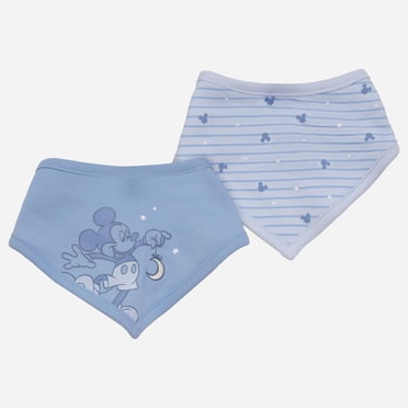 Disney Mickey Mouse ensemble 2mcx de bavoirs en coton biologique pour garçons