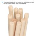 thumbnail image 3 of Unique Bargains 1/2 x 12 Inch Dowel Rods Wood Sticks Unfinished Wooden Dowel Rods Round Dowels Sticks 25 Pcs, 3 of 6