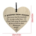 thumbnail image 5 of Dvkptbk Heart-Shaped Label Wooden Commemorative Wooden Sign Pendant Home Decor, 5 of 5