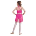 thumbnail image 2 of Yartina Robe de Danse Ballet Sans Manches pour Filles, Robe Justaucorps Moderne Contemporaine, Costume de Danse Rose 14, 2 of 7