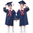 thumbnail image 2 of Tenue de Graduation pour Garçons Adolescents Ensemble de Deux Pièces avec Chapeau et Robe de Graduation pour Enfants de 10 à 12 Ans Vêtements pour Enfants, 2 of 8