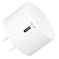 thumbnail image 1 of Chargeur mural USB-C Onn Fast Charge Type A avec Power Delivery 20 W, compatible avec les appareils Samsung, Sony, LG, iPhone et iPad compatibles Power Delivery, blanc, 1 of 4