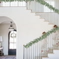 thumbnail image 4 of WRKEKC Clearance Simulated Willows Leaf Eucalyptuss Rattan Artificial Round Apples Leaf Ivy Wedding Party Decoration Eucalyptuss Leaf Rattan, 4 of 6