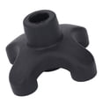 thumbnail image 1 of Cane Quad Base, Cane Tip 4 Prong Shock Absorbing ABS Rubber  for Stability for 19mm Canes, 1 of 7