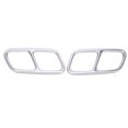 thumbnail image 4 of Stainless Steel Car Quad Exhaust Tip Trim Replacement for CLS W218 20122017, 4 of 7