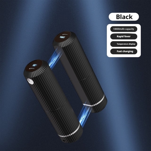 Black-Friday Magnetic Hand Warmer Flashlight 2-in-1 | 5 Temperature Settings | 5000mAh Battery | Digital Display