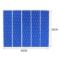 thumbnail image 3 of Non-Slip Surfboard Traction Pad Deck Mat EVA Foam Kiteboard Adhesive for Skimboard Blue, 3 of 8