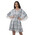 thumbnail image 1 of Moomaya Robes d'Été en Georgette Imprimée Femmes Plage Hawaïennes Mini Robes Femmes, 1 of 6