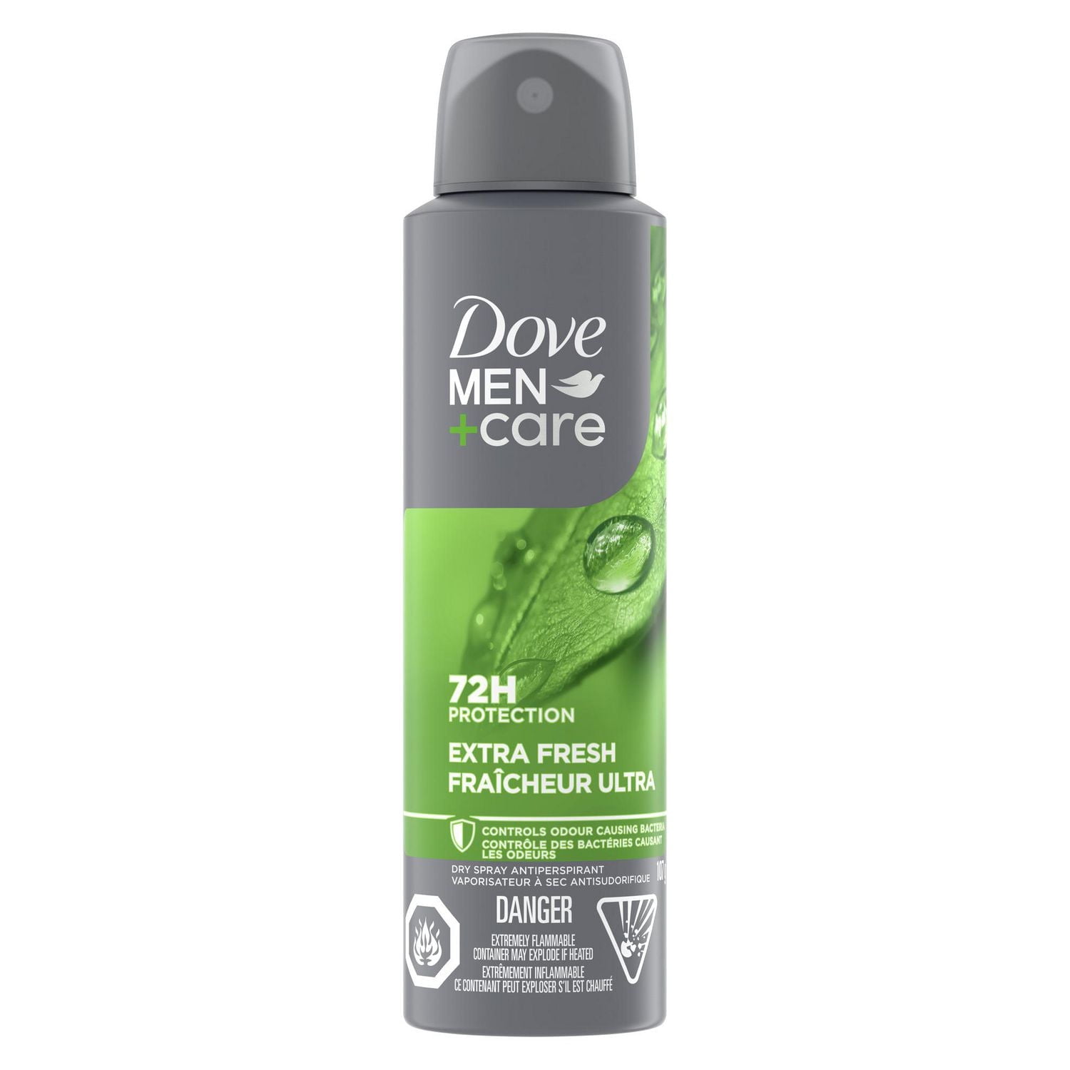 Dove Men+Care Antiperspirant Deodorant Dry Spray Extra Fresh, 107