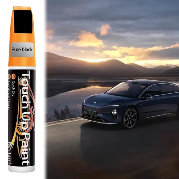 Clearance! Yuehao Black Up Paint For Cars Quick And Easy Automotive Paint Up For Car Scratch,Two In One Paint Scratch Repair Car Scratch Remover For Deep Scratches(12Ml)