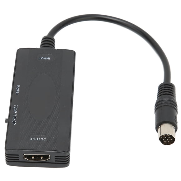 Game Console Converter, Fast 1080P Drive Free for SS Adapter Stable  for HDTV