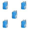 thumbnail image 3 of kurtrusly 1/2/3/5 Nylon Waterproof And Durable Camping Hiking Backpack For Convenient Travel Making Easy To Fold BLUE 5PCS, 3 of 6