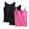 thumbnail image 1 of Uaswgudfs Ensemble de 3 Pcs pour Femmes Débardeur à Bretelles Réglables - Haut Sans Manches à Bretelles Fines avec Col Rond pour Tenue Décontractée et Entraînement Physique, 1 of 2