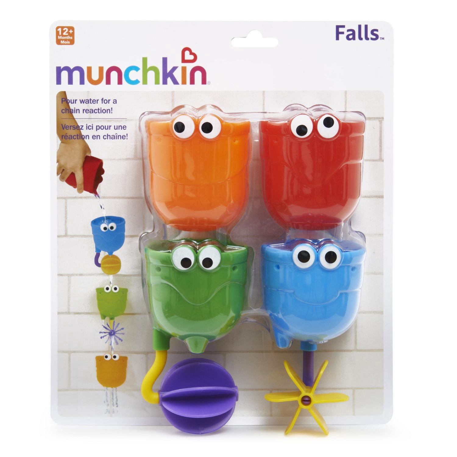 Munchkin Cascades Jouet de Bain pour Tout-Petits, Ensemble