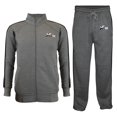 thumbnail image 1 of X-2 Mens Athletic Full Zip Fleece Tracksuit Jogging Sweatsuit Activewear, 1 of 2