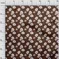 thumbnail image 2 of oneOone Cotton Silk Brown Fabric Florals Craft Projects Decor Fabric Printed By The Yard 42 Inch Wide-ZWW, 2 of 4