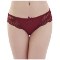 thumbnail image 5 of TIMIFIS Women's lace Underwear Low Waist Briefs Invisible Seamless Bikini lace Half Back Coverage Panties - Spring/Summer, 5 of 5