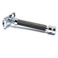 thumbnail image 3 of Parker 76R Butterfly Open Double Edge Safety Razor - Super Heavyweight - 5 DE Blades included., 3 of 6