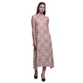 thumbnail image 1 of Bimba Robe de Plage d'Été pour Femmes, Dos Nu, Col Licou, à Imprimé de Feuilles - X-Grand, 1 of 6