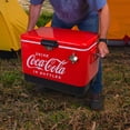 thumbnail image 2 of Coca-Cola 85 Can Stainless Steel Ice Chest with Bottle Opener (54 Quarts/51 Liters), Heavy-Duty Cooler for Parties & Events, 2 of 8