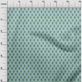 thumbnail image 2 of oneOone Cotton Poplin Light Mint Green Fabric Robot Cartoon Craft Projects Decor Fabric Printed By The Yard 56 Inch Wide, 2 of 4