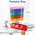 thumbnail image 2 of Weekly Stackable Pill Organizer,4 Times A Day Pill Organizer Box Morning, Noon, Evening, and Bedtime,7 Stackable Compartments, 2 of 7