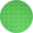 thumbnail image 1 of Ahgly Company Machine Washable Indoor Round Transitional Lime Green Area Rugs, 3' Round, 1 of 7