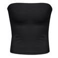 thumbnail image 5 of Weiqiqre Spring+Tops+for+Women Strapless Crop Tops Basic Backless Sleeveless Bandeau Going Out Cute 2025 Summer Clothes, 5 of 5