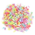 thumbnail image 2 of 500Pcs Spacer Beads, Hair Band Pendant Exquisite Craftsmanship Durable Perforated Beads  For Crafts Decoration, 2 of 8